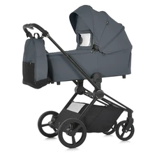 Универсальная коляска 2 в 1 El Camino Persona ME 1091-2 Granite Gray серая с серой рамой